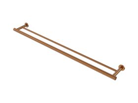 Supporting Image - Mizu Drift Double Towel Rail 900mm Brushed Bronze