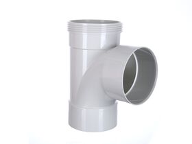 DWV Junction 100mm x 90 Degree Female & Female Plain
