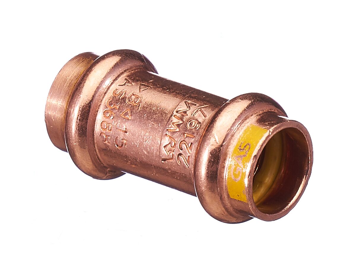 >B< Press Gas Repair Coupler 15mm