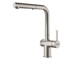 Hero - Franke Active Twist Pull Out Sink Mixer Only Brushed Chrome (5 Star) Lead Free
