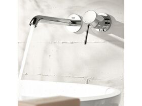 GROHE Essence New Wall Basin Mixer Set Trimset 180mm Chrome (5 Star)