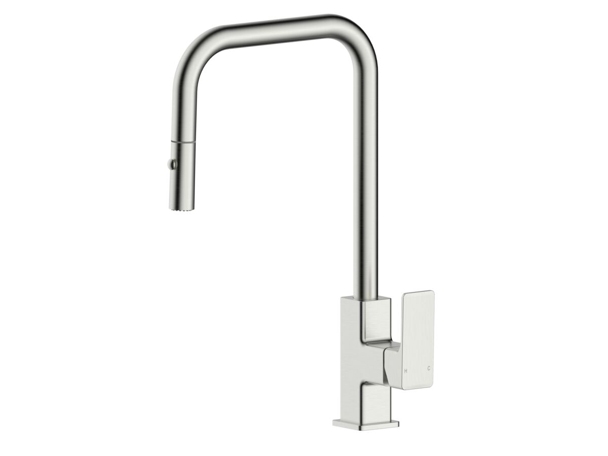 Hero - Mizu Bloc Pull Out Sink Mixer Brushed Nickel ( 6 Star) Lead Free