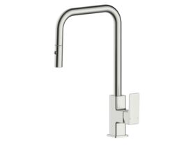 Hero - Mizu Bloc Pull Out Sink Mixer Brushed Nickel ( 6 Star) Lead Free