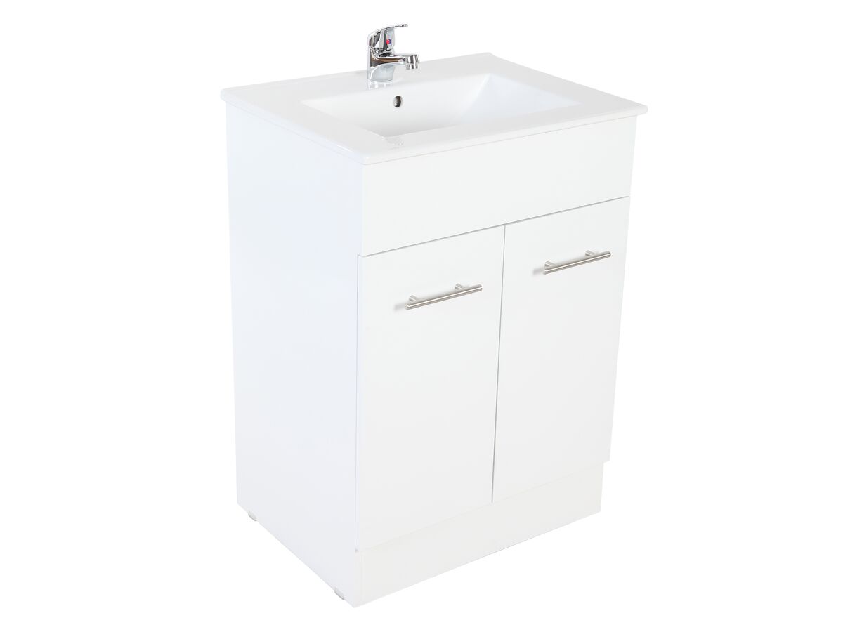 Posh Bristol MK2 600mm Vanity Unit with Kick Centre Bowl 1 Taphole