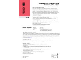 Technical Guide - ATOMIK Priming Fluid Clear