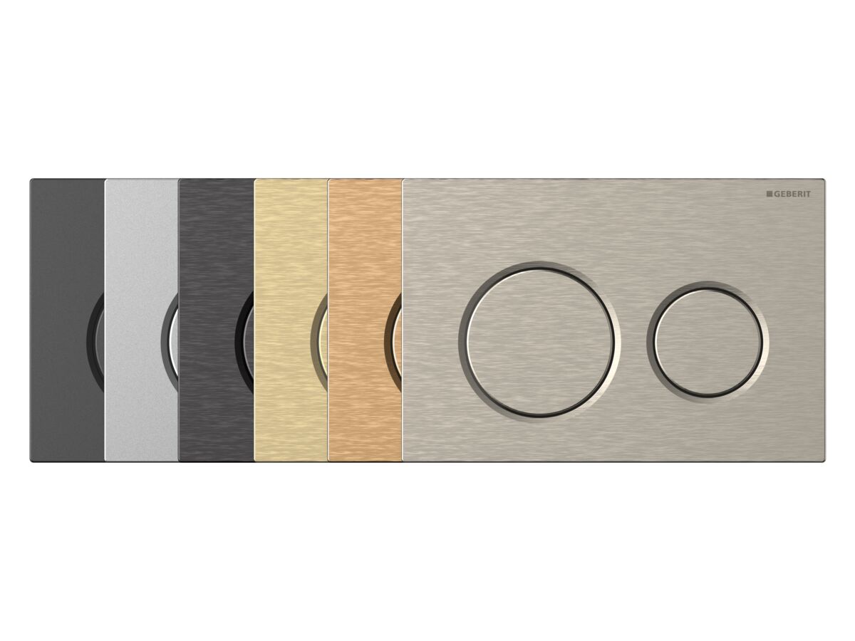 Geberit Omega01 Dual Flush Button Range Lineup