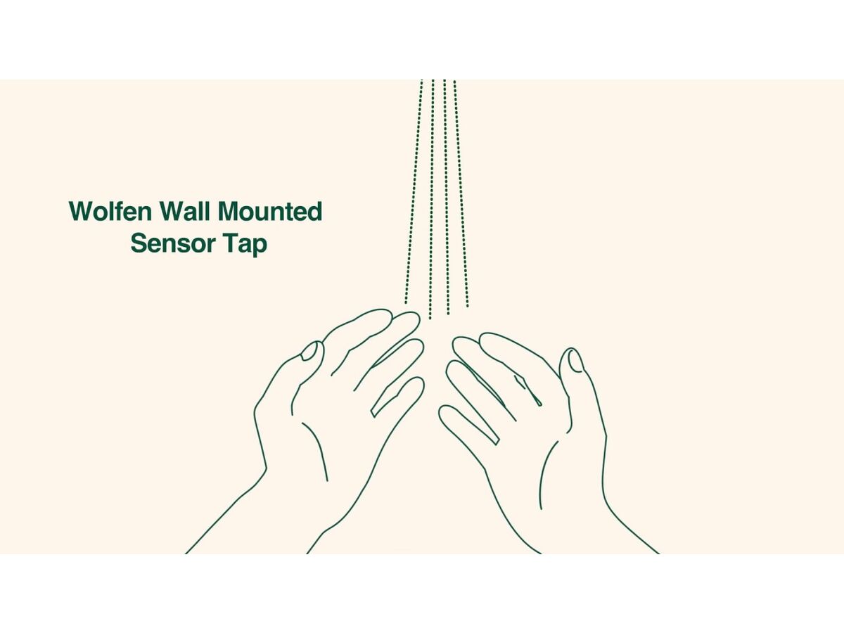 Wolfen Wall Mounted Sensor Tap