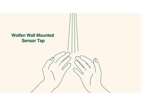 Wolfen Wall Mounted Sensor Tap
