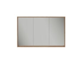 Supporting Image - Kado Aspect 1200mm Mirror Cabinet Three Doors with Surround View - Boston Oak
