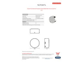 Specification Sheet - Sussex Pure Elemental Progressive Shower/Bath Mixer Chrome Lead Free