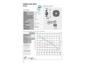 Specification Sheet - SolerPalau Fan 350mm 1Ph HRB/4-350BPN