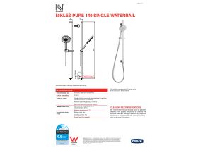 Technical Guide - Nikles Pure Single Waterrail 140mm Chrome (3 Star)
