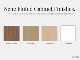 Kado Neue Fluted Vanity  - Range Details