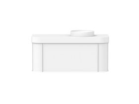 Hero - Kado Era Double Curve All Drawer 1200mm Wall Hung Vanity Right Hand Basin 90mm Durasein Top Matte White