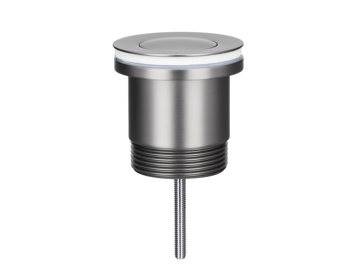 Mizu Drift Universal DN40 Pop Up Plug & Waste Brushed Gunmetal