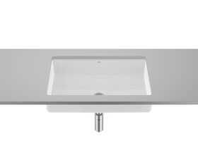 Hero - Roca Sofia Under Counter Basin 600mm X 400mm No Taphole With Overflow White