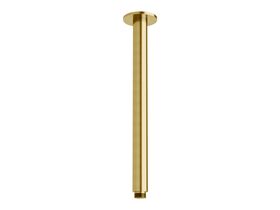 Sussex Pure Vertical Shower Arm 300mm PVD Brushed Gold