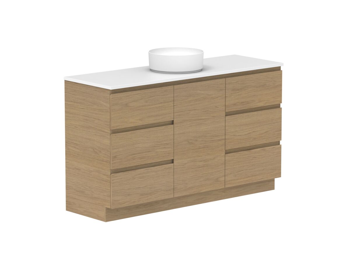 Supporting Image - Posh Domaine Plus Hamper 1500 Floor Mounted Centre Bowl 20mm Top