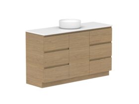 Supporting Image - Posh Domaine Plus Hamper 1500 Floor Mounted Centre Bowl 20mm Top