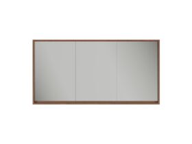 Supporting Image - Kado Aspect 1500mm Mirror Cabinet Three Doors with Surround View - Florentine Walnut