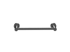 Scala Guest Towel Rail 300mm LUX PVD Brushed Smoke Gunmetal