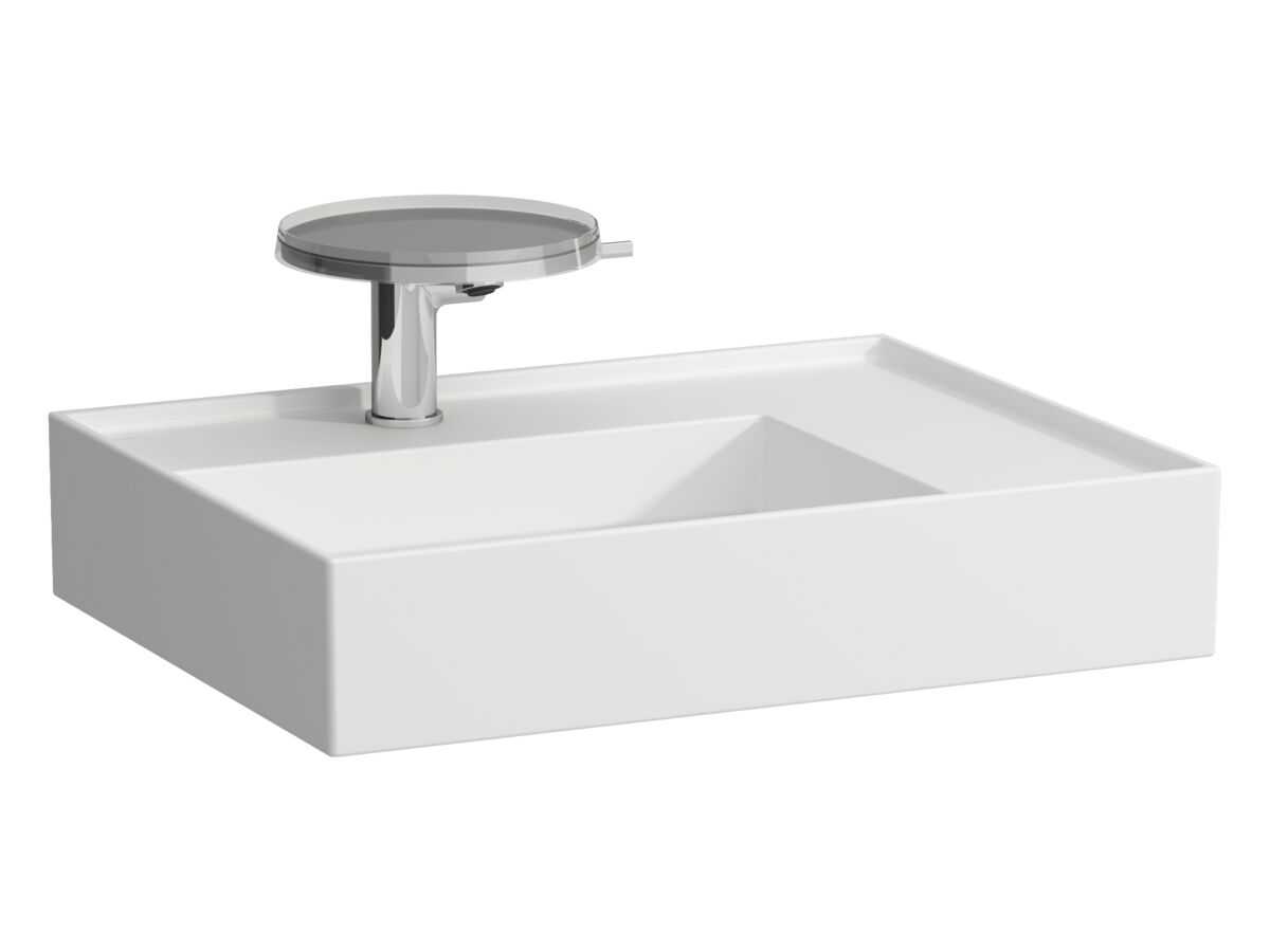 Screw Fixings Types LAUFEN Kartell Wall/Counter Basin with Shelf Left Hand Bowl 600mm x ...