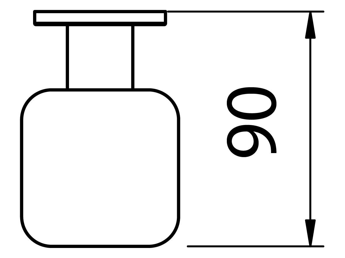 Teknobili Loop Wall Mount Tumbler Chrome