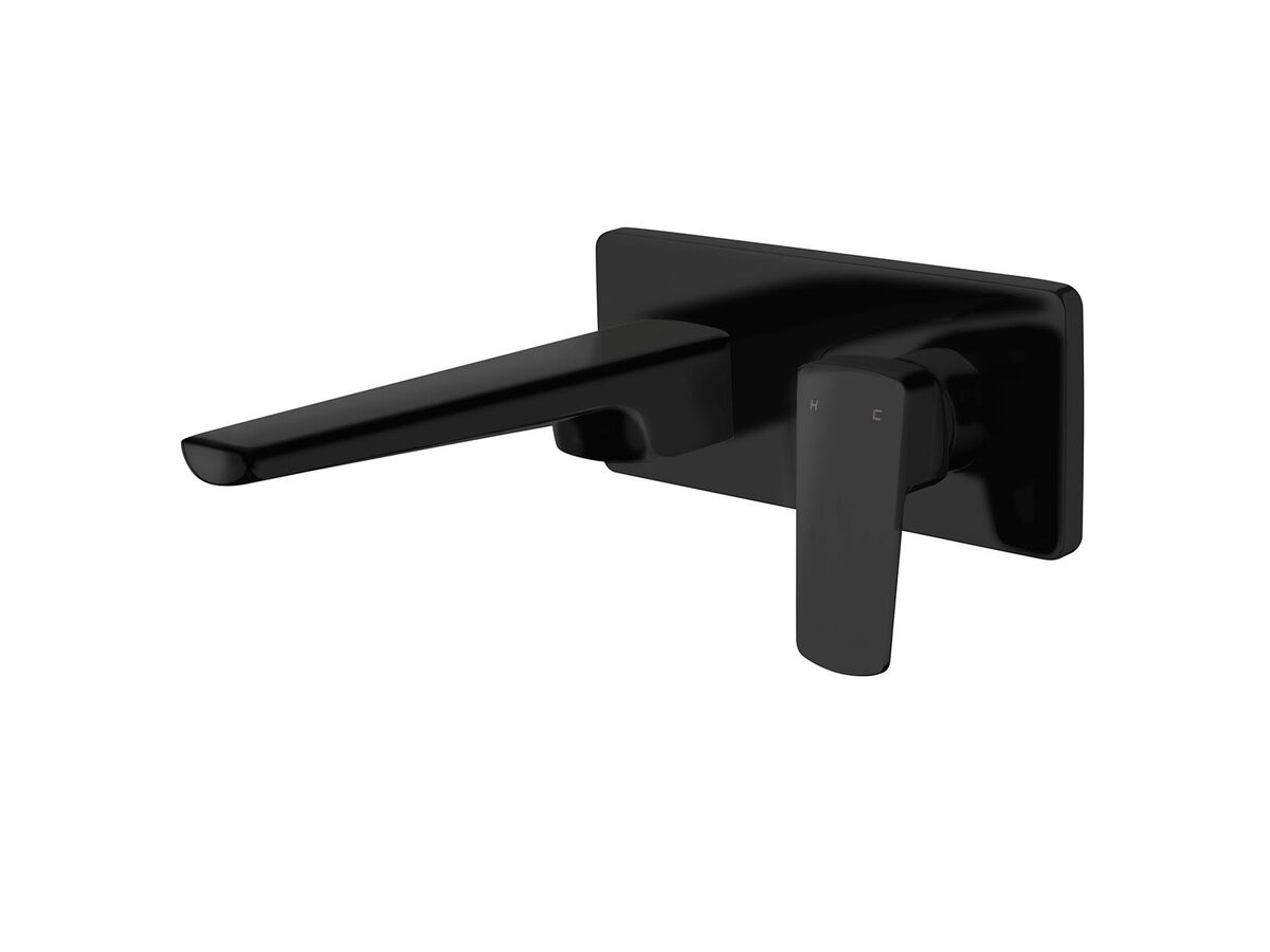 Voda Tide Wall Basin Mixer Matte Black (4 Star)