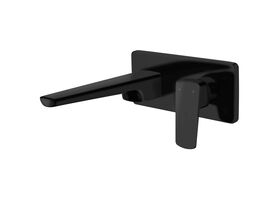 Voda Tide Wall Basin Mixer Matte Black (4 Star)