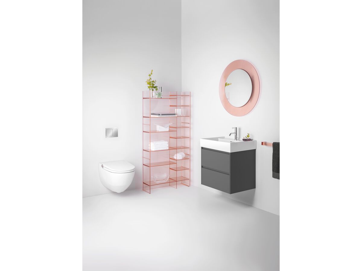 In Situ - LAUFEN Kartell Wall Basin with Overflow 600mm x 460mm 1 Taphole White