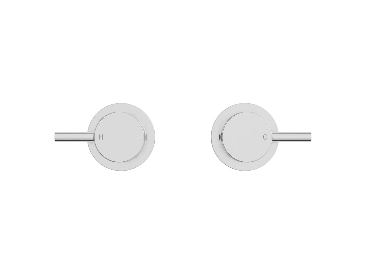 Supporting Image 2 - Mizu Drift Wall Top Assemblies Chrome Lead Free - Front