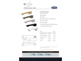 Specification Sheet - Tide Bath Spout