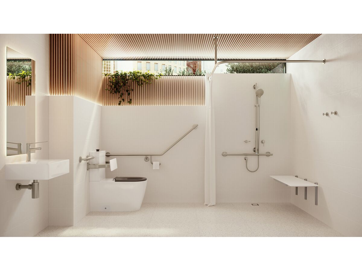 In Situ - Mizu Commercial Bathroom - Brushed Nickel