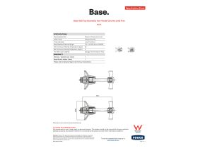 Specification Sheet - Base Wall Top Assembly Anti-Vandal Chrome Lead Free