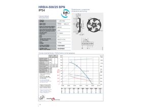 Specification Sheet - SolerPalau 500mm 1Ph HRB/4-500/25BPN