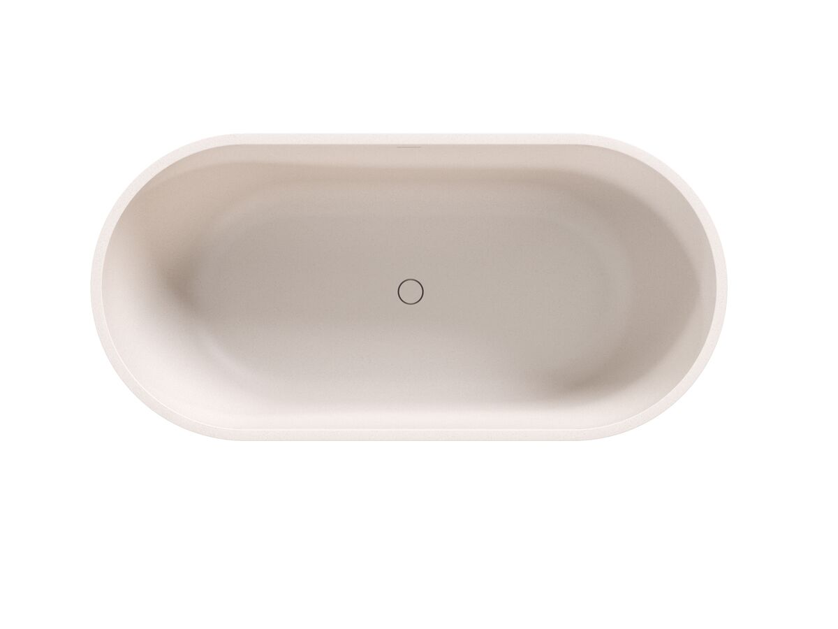 Supporting Image - Omvivo Villa Freestanding Bath 1725 x 820mm Island Sand - Top