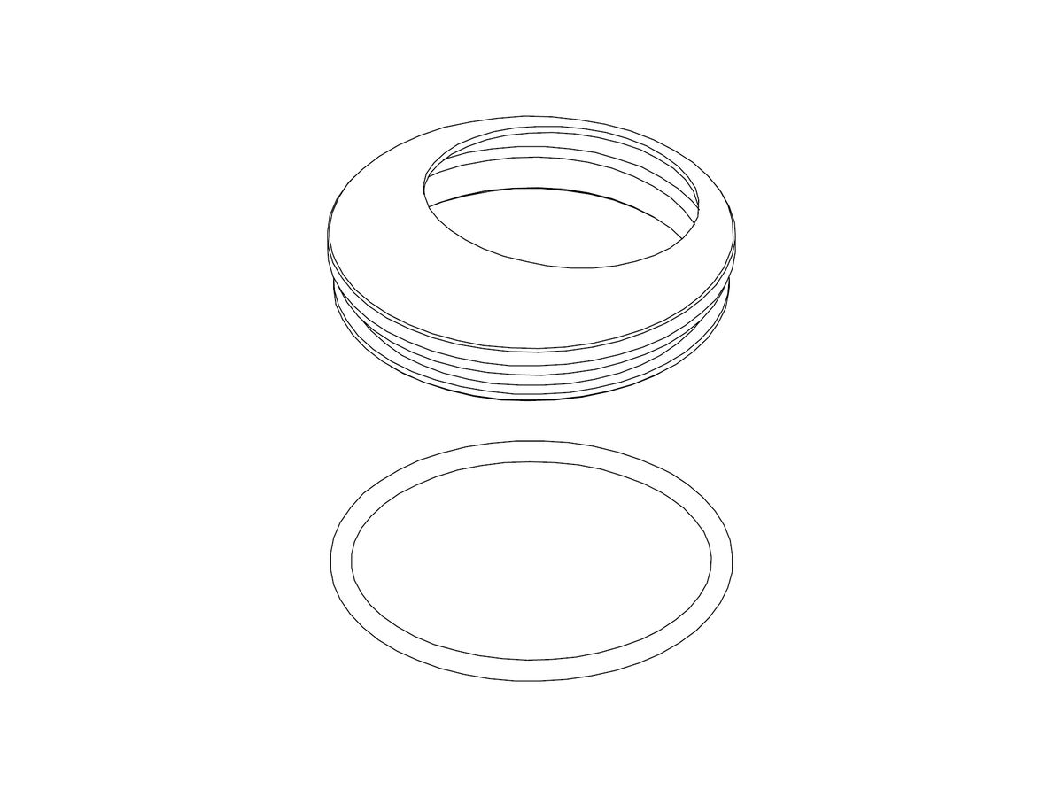 Hero - Mill Etch Wall/Shower Mixer Dome Assembly Matte Black