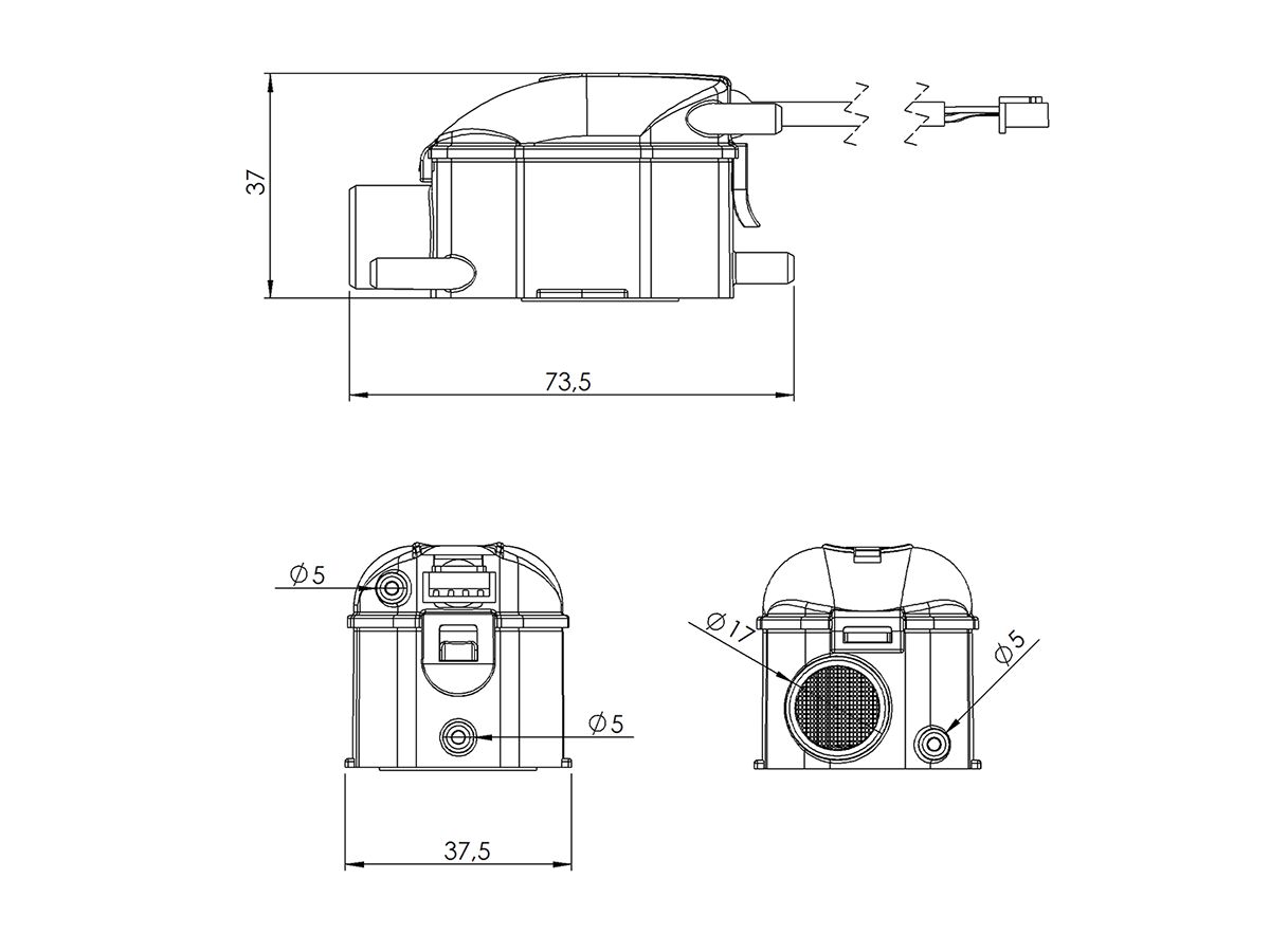 Sani Clim Mini Pump For Air Conditioner