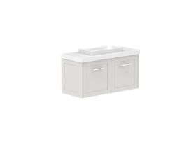 Supporting Image - Kado Lux Ensuite All Door 900mm Wall Hung Centre Basin 50mm Top