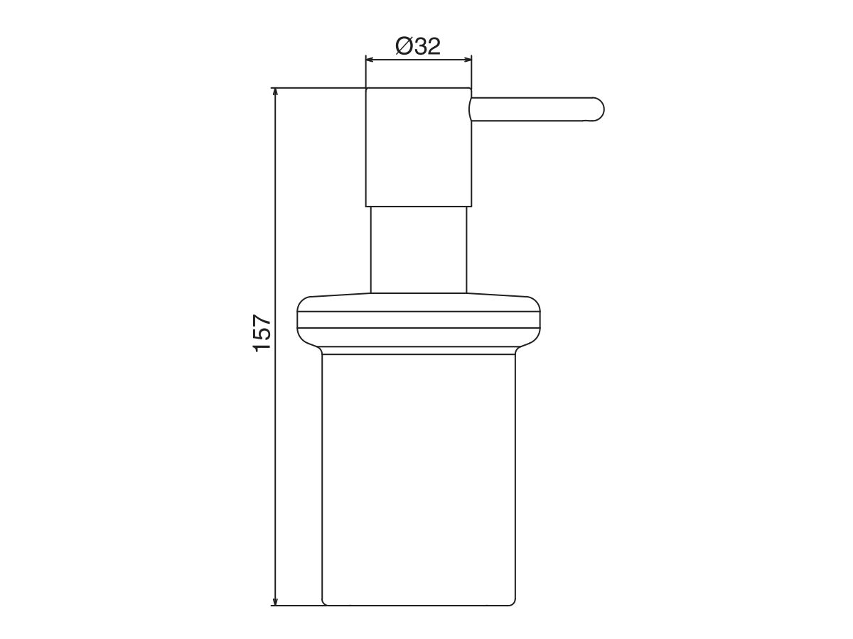 Mizu Drift Soap Dispenser Bottle and Pump