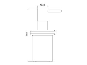 Mizu Drift Soap Dispenser Bottle and Pump