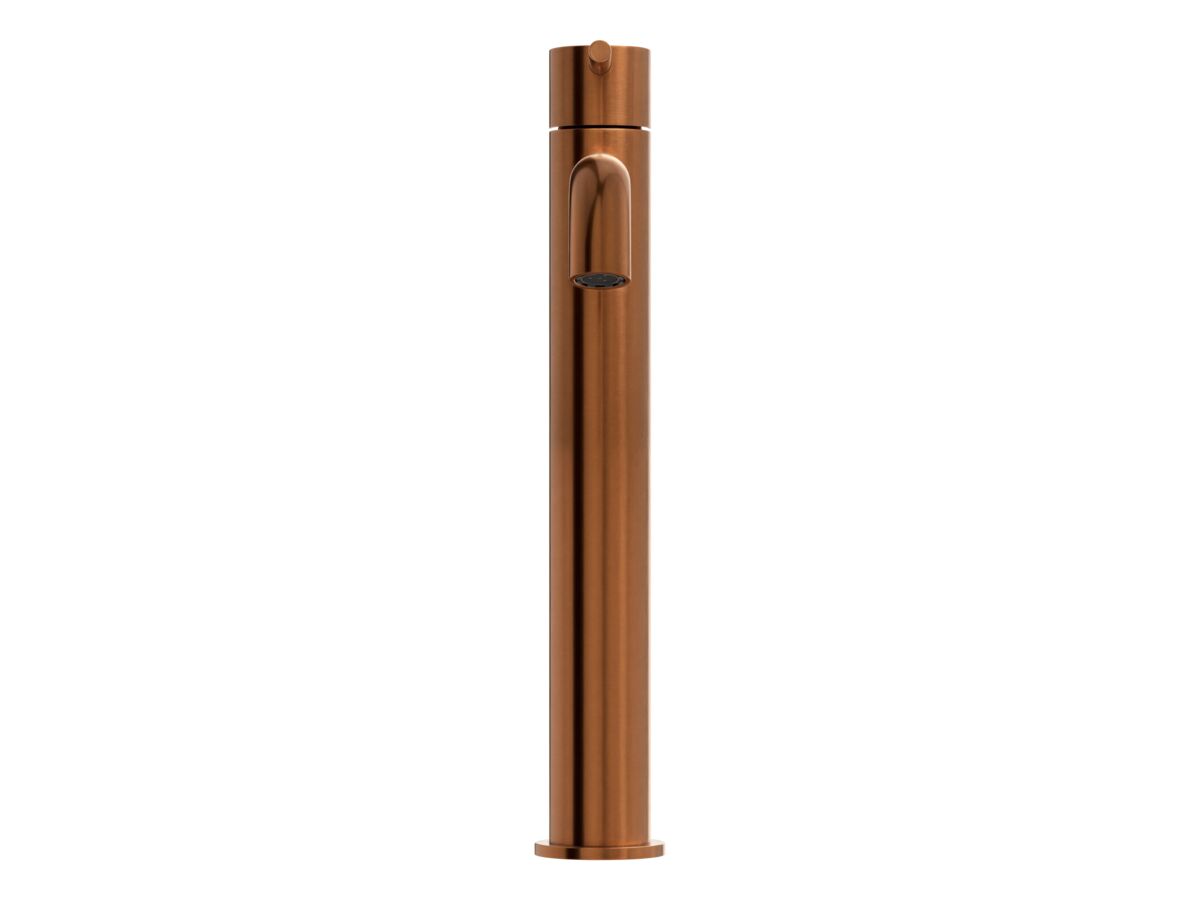 Supporting Image 2 - Mizu Drift Extended Basin Mixer Curved Spout Brushed Bronze (6 Star) Lead Free.png