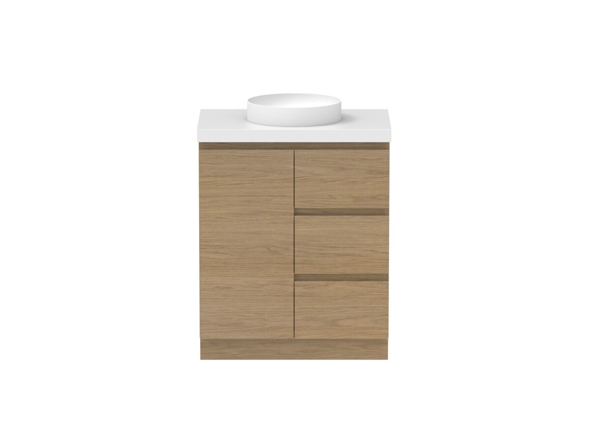 Hero - Posh Domaine 750mm Floor Mount Vanity Unit Conventional 50mm Top