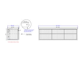 ISSY Custom Cloud II 1801-2000mm x 400-550mm x 510mm Wall Hung Vanity Unit 6 Touch Latch Drawers (No Basin)