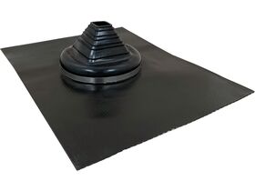 LDX Versatile Square Tube 40-100mm EPDM Black