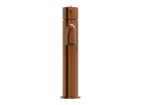 Supporting Image 2 - Mizu Drift Medium Height Basin Mixer Curved Spout Brushed Bronze (6 Star) Lead Free.png