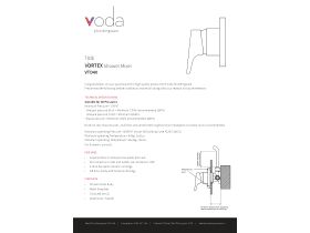 Installation Instructions - Voda Tide Vortex Shower Mixer
