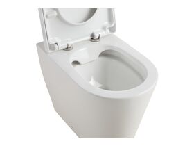 Kado Lux Back To Wall Rimless Overheight Pan with Soft Close Quick Release Seat (4 Star)