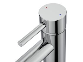 Supporting Image - Posh Bristol Pin Basin Mixer Tap Chrome (5 Star) Lead Free - Handle