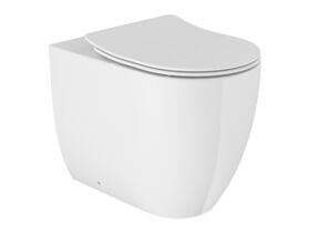 Hero - Kado Lussi Rimless Back to Wall Pan with Soft Quick Release Seat White (4 Star)